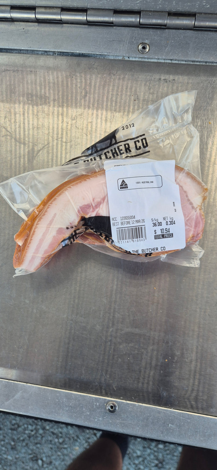 Hickory Smoked Rindless Middle Bacon